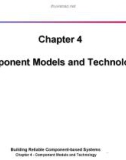 Lecture Building reliable component-based systems - Chapter 4: Component modelsand technology