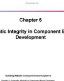 Lecture Building reliable component-based systems - Chapter 6: Semantic integrity in component based development