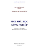 Giáo trình Sinh thái học nông nghiệp