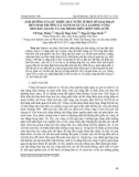 Ảnh hưởng của sự thiếu hụt nước ở một số giai đoạn đến sinh trưởng và năng suất của 2 giống vừng đen Bắc Giang và V36 trong điều kiện nhà lưới