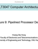 Lecture Computer architecture - Lecture 9: Pipelined processor design