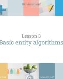 Lecture Computer Graphics and Virtual Reality slides - Lesson 3: Basic entity algorithms