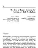 PREDICTIVE TOXICOLOGY - CHAPTER 5