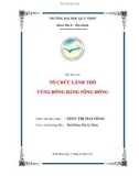 Báo cáo: Tổ chức lãnh thổ vùng đồng bằng sông Hồng