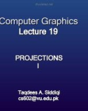 Lecture Computer graphics - Lesson 19: Projections I