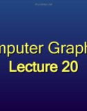 Lecture Computer graphics - Lesson 20: Projections II