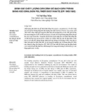 Đánh giá chất lượng dán dính gỗ bạch đàn trắng bằng keo emulsion polymer isocyanate (EPI 1985/1993)