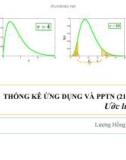 Bài giảng Thống kê ứng dụng và PPTN (210335): Ước lượng - Lương Hồng Quang