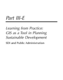 GIS for SUSTAINABLE DEVELOPMENT - PART 3E (END)