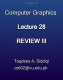 Lecture Computer graphics - Lesson 28: Review III