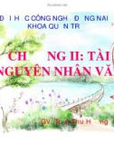 Bài giảng Địa lý kinh tế Việt Nam: Chương 2 - GV Trần Thu Hương