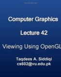 Lecture Computer graphics - Lesson 42: Viewing using OpenGL II