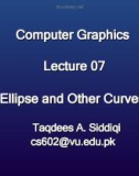 Lecture Computer graphics - Lesson 7: Ellipse and other curves