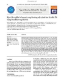 Đặc điểm phân bố Asen trong khoáng vật của trầm tích Đệ Tứ vùng Đan Phượng, Hà Nội