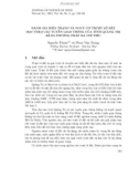 Đánh giá hiện trạng và nguy cơ trượt lở đất dọc theo các tuyến giao thông của tỉnh Quảng Trị bằng phương pháp đa chỉ tiêu