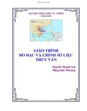 Giáo trình: Đo đạc và chỉnh số liệu thủy văn