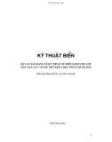 Kỹ thuật biển ( dịch bởi Đinh Văn Ưu ) - Tập 2 Những vấn đề cảng và bờ biển - Phần 1