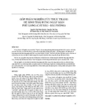 Góp phần nghiên cứu thực trạng hệ sinh thái rừng ngập mặn Phù Long (Cát Hải - Hải Phòng)