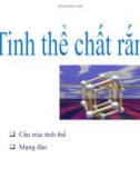 Bài giảng Tinh thể chất rắn