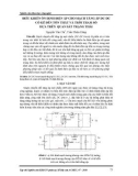 Điều khiển ổn định điện áp cho mạch tăng áp DC-DC có kể đến tổn thất và trôi tham số dựa trên quan sát trạng thái