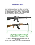 So sánh giữa AK47 và AR15