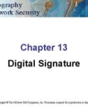 Lecture Cryptography and network security: Chapter 13