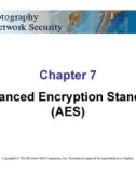 Lecture Cryptography and network security: Chapter 7