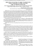 Phân tích ảnh hưởng của hiệu ứng phi tuyến P-delta đến kết cấu nhà cao tầng chịu tải trọng ngang lớn