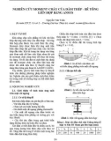 Nghiên cứu moment chảy của dầm thép - bê tông liên hợp bằng Ansys