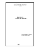 Bài giảng Vi sinh đại cương - GV. Phạm Thị Thúy Nga