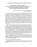 Hiện trạng và diễn thế thực vật trong các hệ sinh thái nhân sinh huyện Gio Linh, tỉnh Quảng Trị hình thành sau tác động của chất diệt cỏ trong chiến tranh