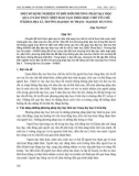 Một số kinh nghiệm về đổi mới phương pháp dạy học qua 5 năm thực hiện đào tạo theo học chế tín chỉ ở khoa Địa lí, trường Đại học Sư phạm – Đại học Đà Nẵng