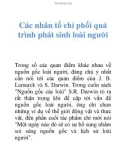 Các nhân tố chi phối quá trình phát sinh loài người Trong số các quan điểm khác