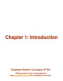 Lecture Database system concepts (6/e): Chapter 1 - Silberschatz, Korth, Sudarshan