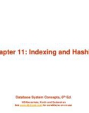 Lecture Database system concepts (6/e): Chapter 11 - Silberschatz, Korth, Sudarshan