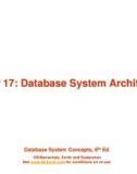 Lecture Database system concepts (6/e): Chapter 17 - Silberschatz, Korth, Sudarshan