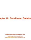 Lecture Database system concepts (6/e): Chapter 19 - Silberschatz, Korth, Sudarshan