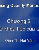 Bài giảng Quản lý môi trường ( TS Đinh Thị Hải Vân) - Chương 2