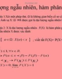 Bài giảng Xác suất - Bài 1: Đại lượng ngẫu nhiên, hàm phân phối