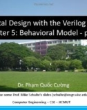 Lecture Digital Design with the Verilog HDL - Chapter 5: Behavioral Model (Part 1)