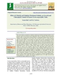 Effect of chloride and sulphate dominated salinity on growth and chlorophyll content of senna (Cassia angustifilia Vahl.)