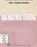 Giáo trình Địa hóa môi trường: Phần 1