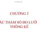 Bài giảng Nguyên lý thống kê kinh tế - Chương 3