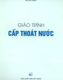 Giáo trình Cấp thoát nước