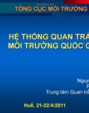 Bài giảng Hệ thống quan trắc môi trường quốc gia