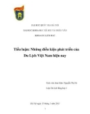 Tiểu luận: Những điều kiện phát triển của Du Lịch Việt Nam hiện nay