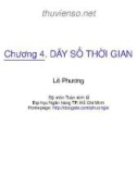 Bài giảng Nguyên lý thống kê: Chương 4 - Lê Phương