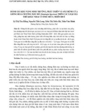 Đánh giá khả năng sinh trưởng, phát triển và sâu bệnh của giống hoa chuông màu đỏ (Sinningia Speciosa) trên các loại giá thể khác nhau ở tỉnh Thừa Thiên Huế