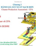 Chương 2 ĐÁNH GIÁ SẢN XUẤT SẠCH HƠN