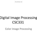 Lecture Digital image processing - Lecture 23: Color Images